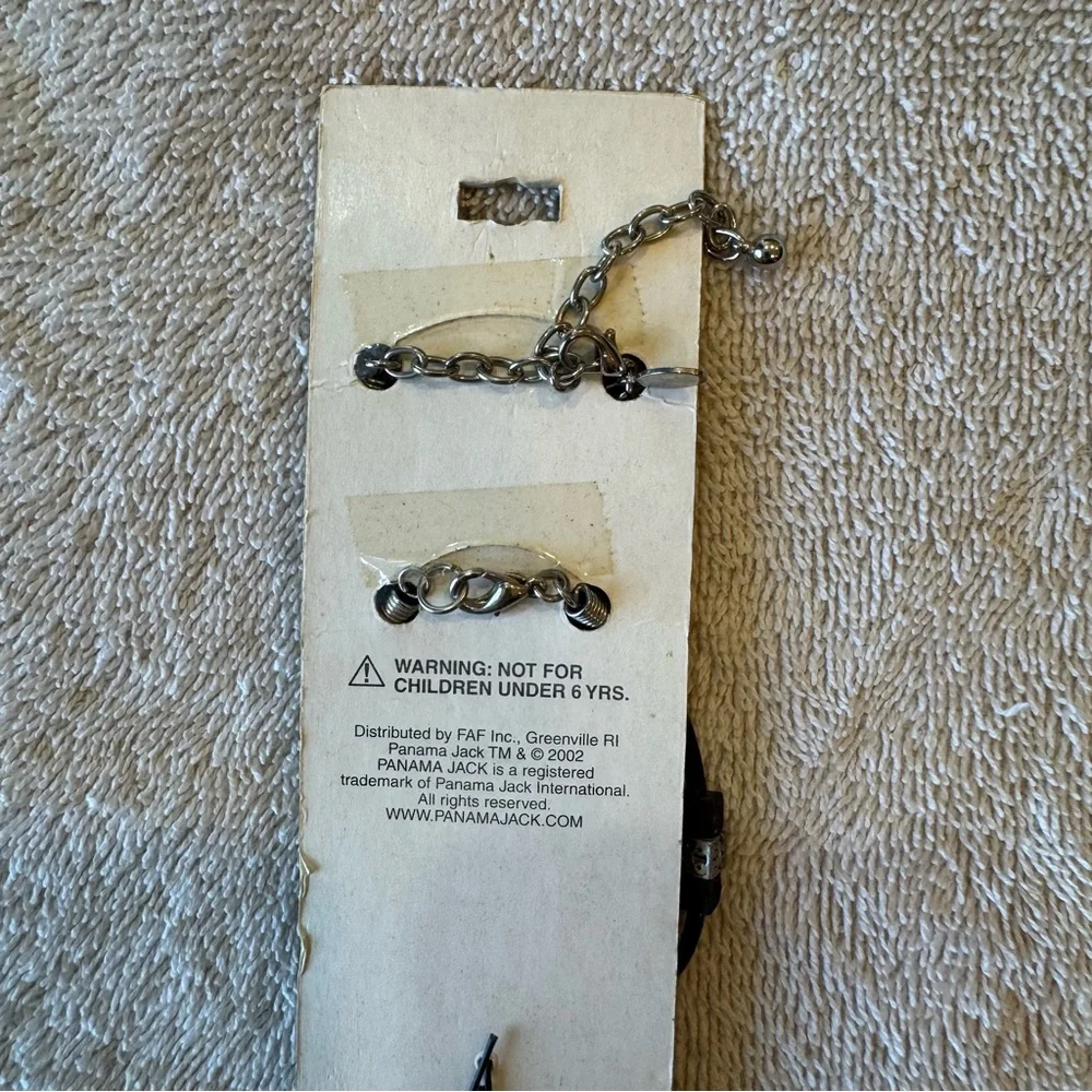 Panama Jack‎ eXtreme Adjustable Necklace & Bracelet Set Y2K NOS 2002